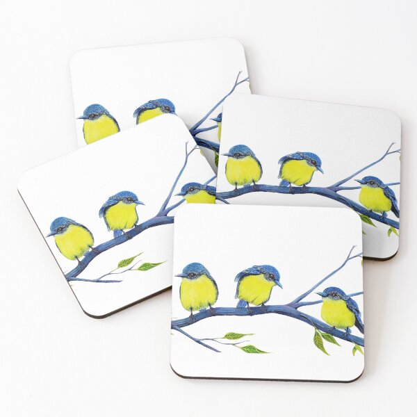 Item preview, All in a Row - Yellow Robins designed and sold by Linda Callaghan.