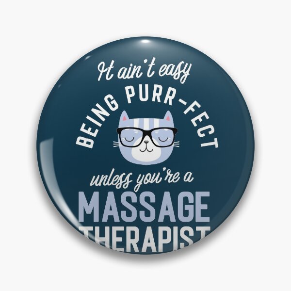 Artikelvorschau, Massage Therapist Cat Lover Gifts - It ain't easy being Purr Fect entworfen und verkauft von betternotes.