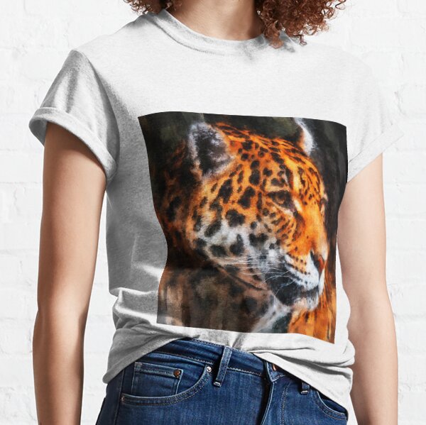 Cheetah Art WOMENS T SHIRT wild animal cat nature wildlife jaguar lion tiger