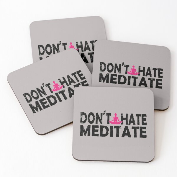 Item preview, DON'T HATE MEDITATE. designed and sold by YAHIA-14.