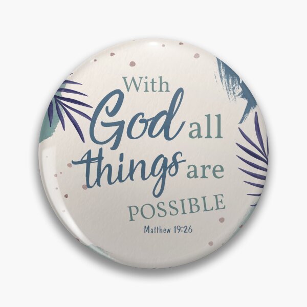 Item preview, With God all things are possible designed and sold by della95.