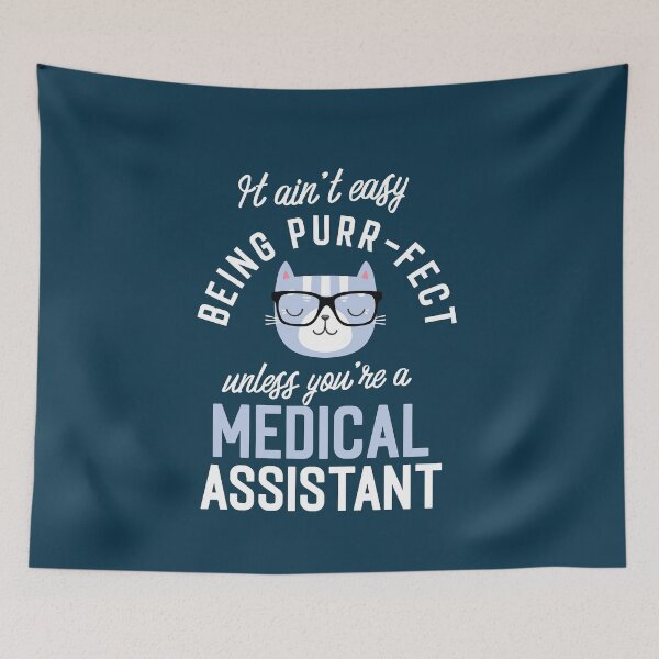 Item preview, Medical Assistant Cat Lover Gifts - It ain't easy being Purr Fect designed and sold by betternotes.