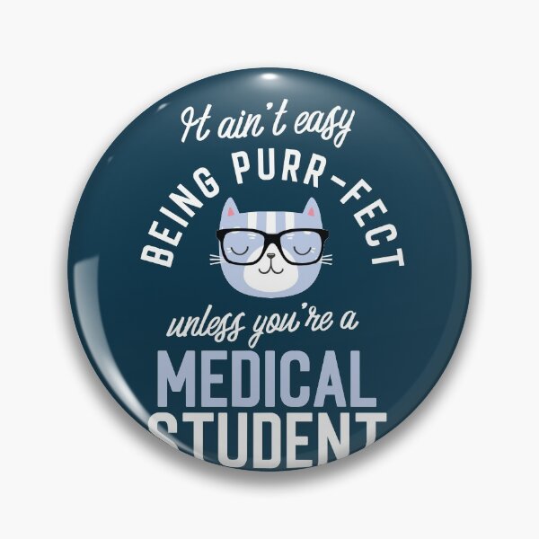 Item preview, Medical Student Cat Lover Gifts - It ain't easy being Purr Fect designed and sold by betternotes.