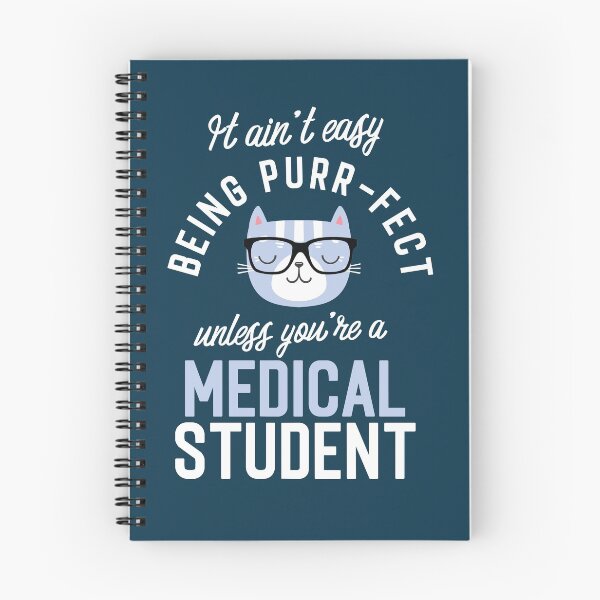 Item preview, Medical Student Cat Lover Gifts - It ain't easy being Purr Fect designed and sold by betternotes.