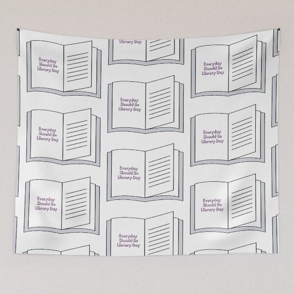 Item preview, Everyday Should Be Library Day designed and sold by NancyArtDesigns.