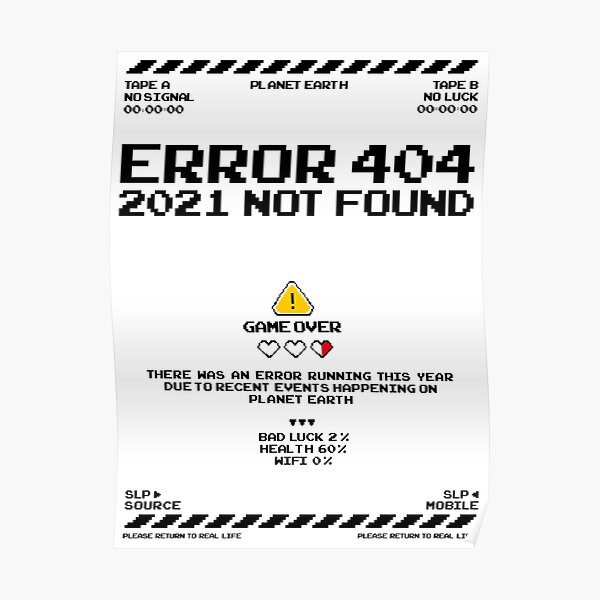 Error Code 404 Wall Art Redbubble