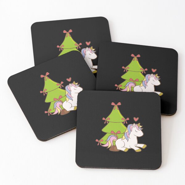 Artikelvorschau, Weihnachts-Einhorn entworfen und verkauft von Gemmazzurra.