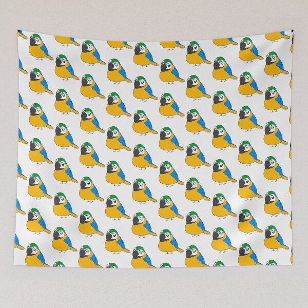 Item preview, Chubby Blue & Gold Macaw designed and sold by designthesky.