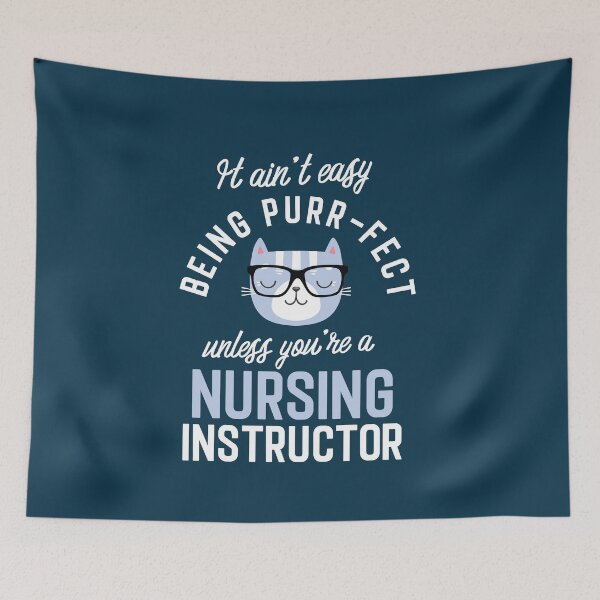 Item preview, Nursing Instructor Cat Lover Gifts - It ain't easy being Purr Fect designed and sold by betternotes.