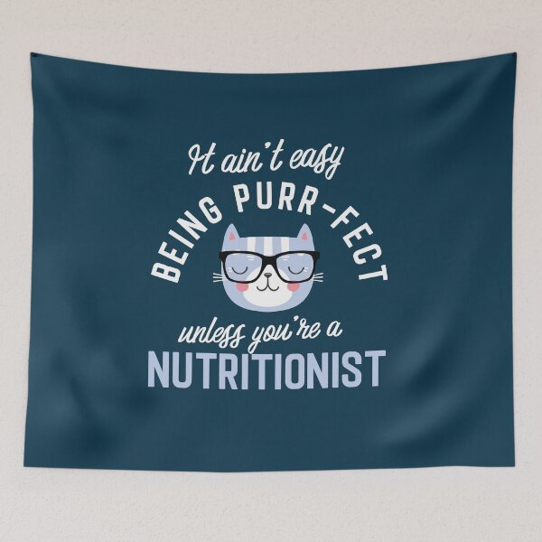 Item preview, Nutritionist Cat Lover Gifts - It ain't easy being Purr Fect designed and sold by betternotes.