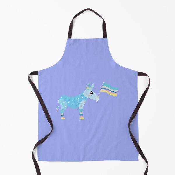 Item preview, Animesexual Pride Cute sparkly Pastel Rainbow Donkey designed and sold by twicetrader.