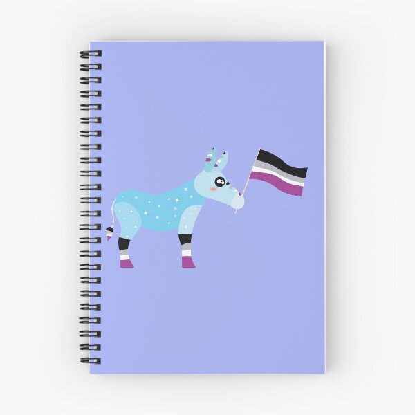 Item preview, Asexual Pride Cute Pastel Rainbow Donkey  designed and sold by twicetrader.