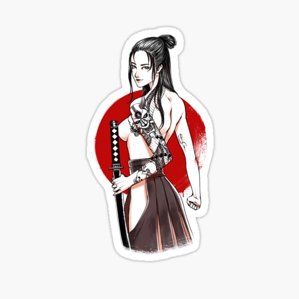 Female Oni Stickers for Sale