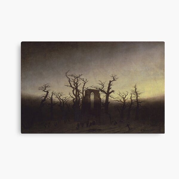 Item preview, Caspar David Friedrich - The Abbey in the Oakwood (1810) designed and sold by HistoryRestored.