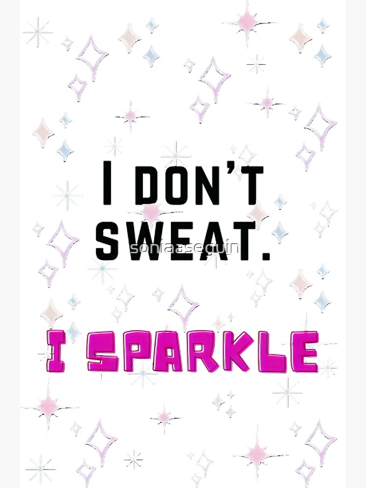 Bodybuilding Gifts I Dont Sweat I Sparkle Birthday Christmas Gift