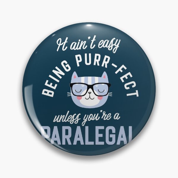 Item preview, Paralegal Cat Lover Gifts - It ain't easy being Purr Fect designed and sold by betternotes.