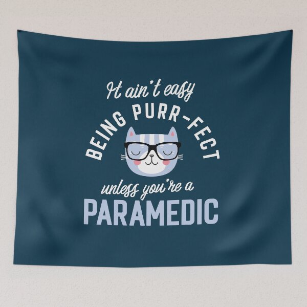 Item preview, Paramedic Cat Lover Gifts - It ain't easy being Purr Fect designed and sold by betternotes.