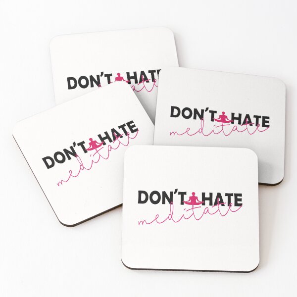 Item preview, DON'T HATE MEDITATE. designed and sold by YAHIA-14.
