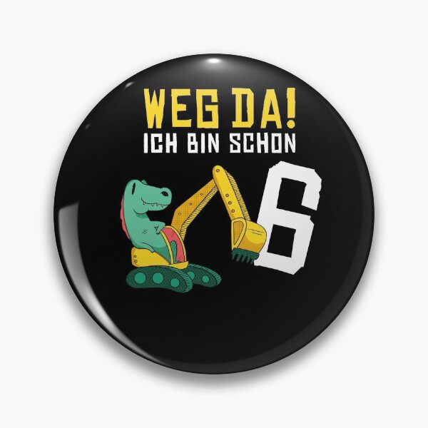 Item preview, Kinder 6. Geburtstag Bagger Dino Dinosaurier  designed and sold by JonasDesign.