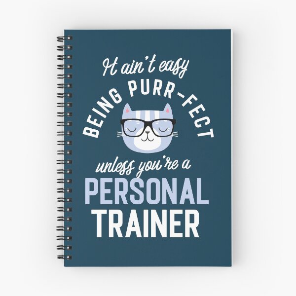 Item preview, Personal Trainer Cat Lover Gifts - It ain't easy being Purr Fect designed and sold by betternotes.