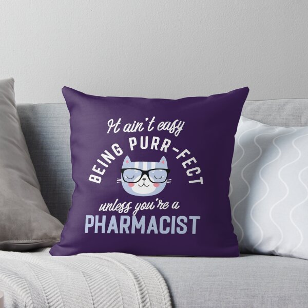 Item preview, Pharmacist Cat Lover Gifts - It ain't easy being Purr Fect designed and sold by betternotes.