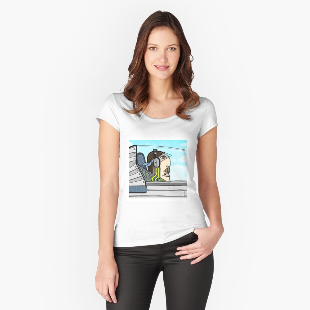 Item preview, Fitted Scoop T-Shirt designed and sold by Zealandzest.