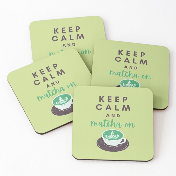 Item preview, Keep Calm and Matcha On designed and sold by greenteakitty.