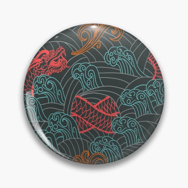 Item preview, Chinese Traditional Dragon pattern designed and sold by Style2Vie.