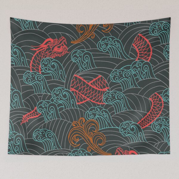 Item preview, Chinese Traditional Dragon pattern designed and sold by Style2Vie.