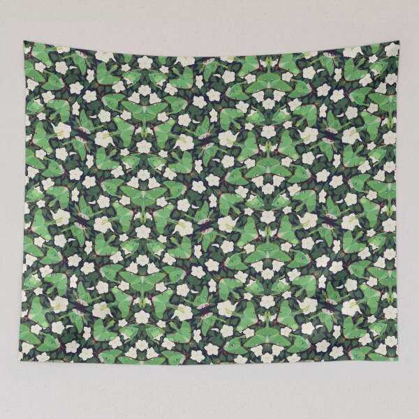 Item preview, Moth and Moonflower designed and sold by violentlycurly.