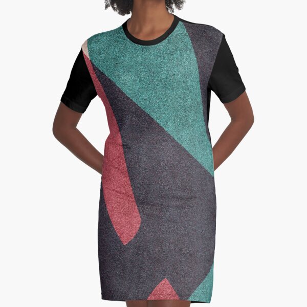 ABSTRACT ALPHABET / Gothic W Graphic T-Shirt Dress