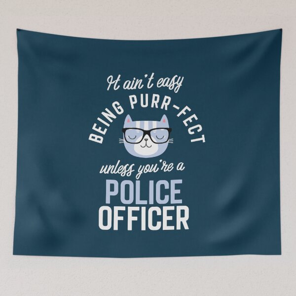 Item preview, Police Officer Cat Lover Gifts - It ain't easy being Purr Fect designed and sold by betternotes.