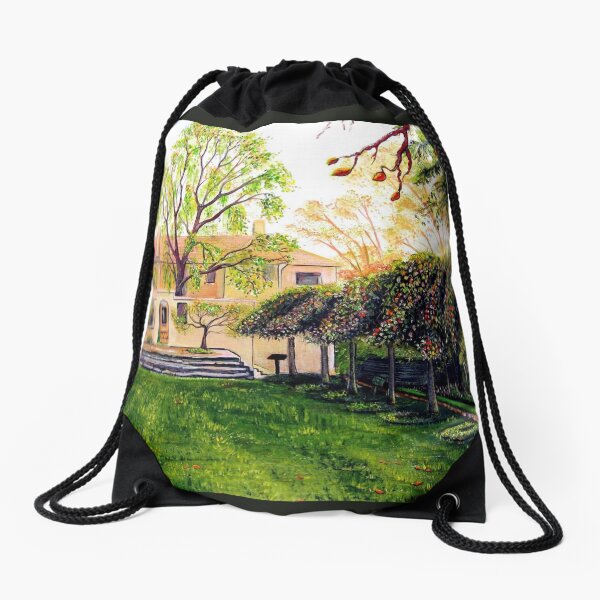 Everglades, Blue Mountains Drawstring Bag