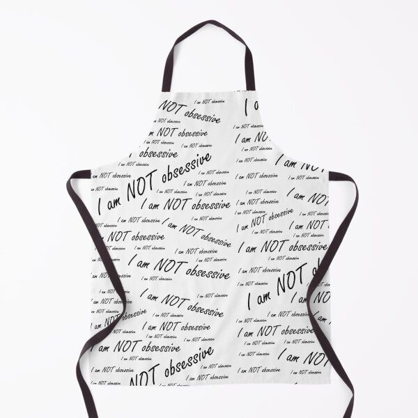 Item preview, 'I am NOT obsessive' (Black Text) designed and sold by Paul James Farr.