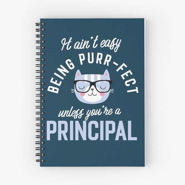 Item preview, Principal Cat Lover Gifts - It ain't easy being Purr Fect designed and sold by betternotes.