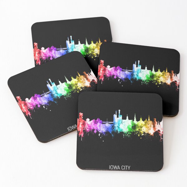 Artikelvorschau, Skyline von Iowa City, Iowa entworfen und verkauft von ArtPrints.