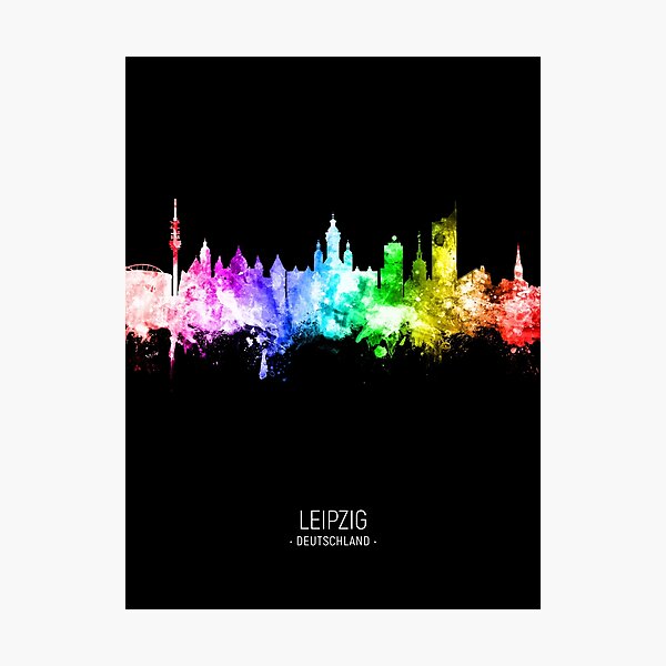 Item preview, Leipzig Germany Skyline designed and sold by MICHAEL TOMPSETT.