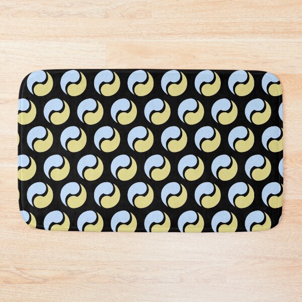 Item preview, Traditional Japanese Raijin Fujin Pattern - Black Cyan Gold designed and sold by recs-official.