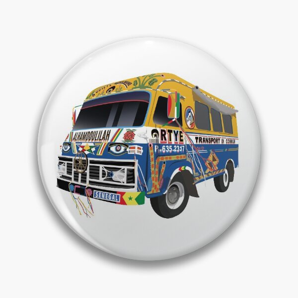 Item preview, Senegal retro car fast car illustration designed and sold by buckboy.