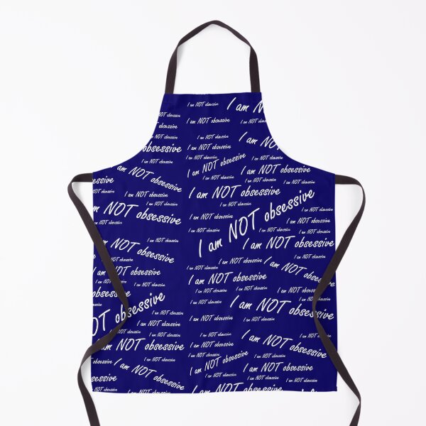 Item preview, 'I am NOT obsessive' (White Text) designed and sold by Paul James Farr.