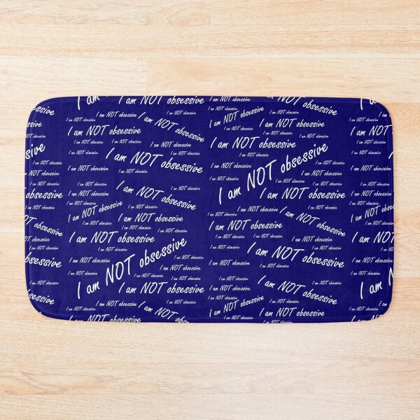 Item preview, 'I am NOT obsessive' (White Text) designed and sold by Paul James Farr.
