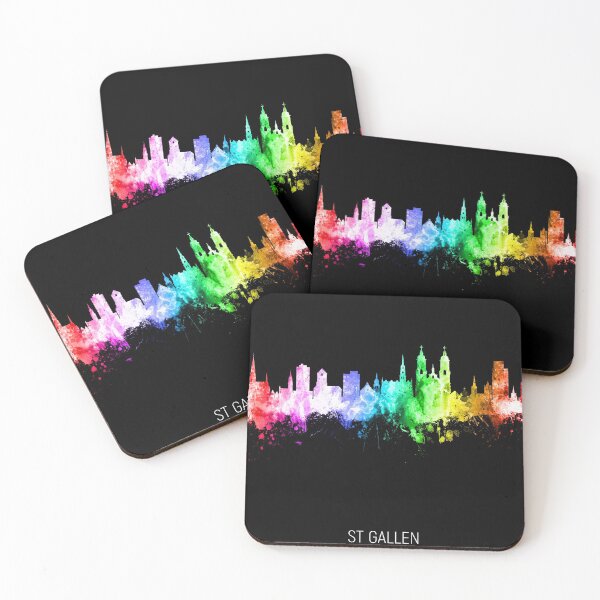 Item preview, St Gallen Switzerland Skyline designed and sold by ArtPrints.