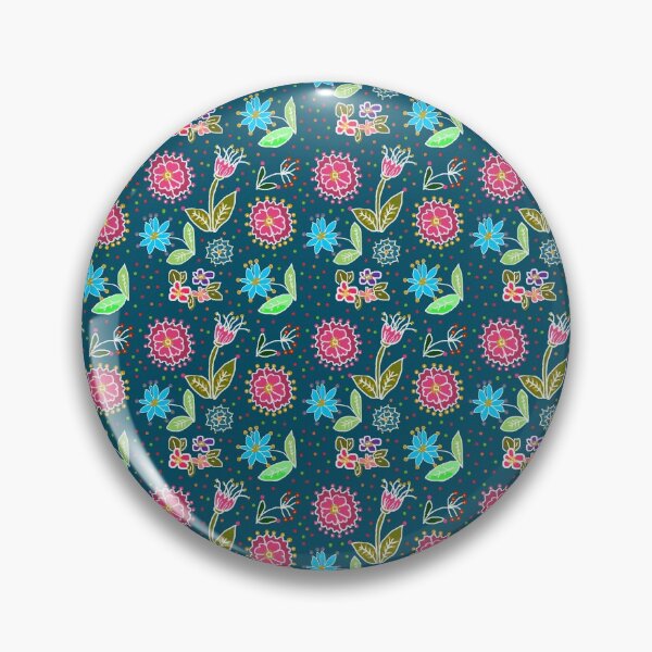 Item preview, Crazy Daisy naif florals designed and sold by Janys Hyde.