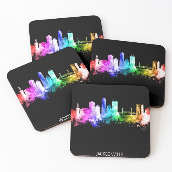 Item preview, Jacksonville Florida Skyline designed and sold by ArtPrints.