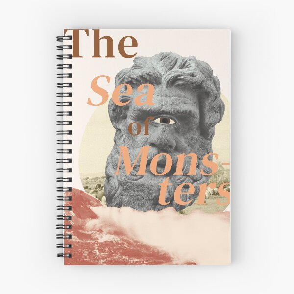 Item preview, The Sea of Monsters Book Cover Redesign designed and sold by oeufcreatif.