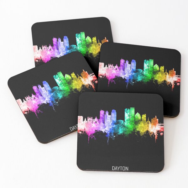Artikelvorschau, Dayton Ohio Skyline entworfen und verkauft von ArtPrints.