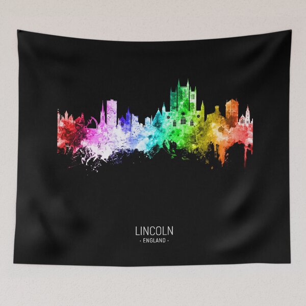 Item preview, Lincoln England Skyline designed and sold by ArtPrints.