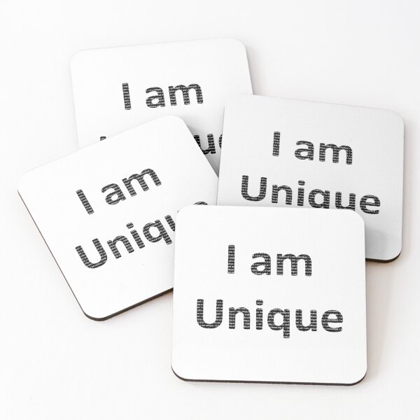 Item preview, 'I am Unique' designed and sold by Paul James Farr.
