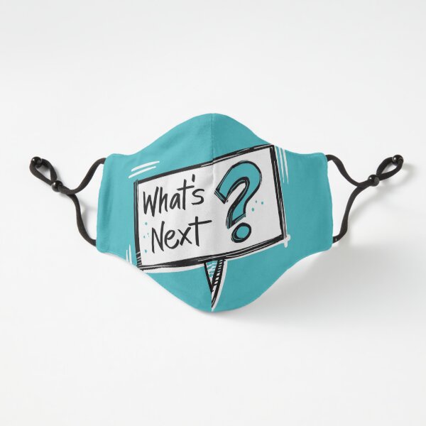What's Next Sign on Aqua Fitted 3-Layer