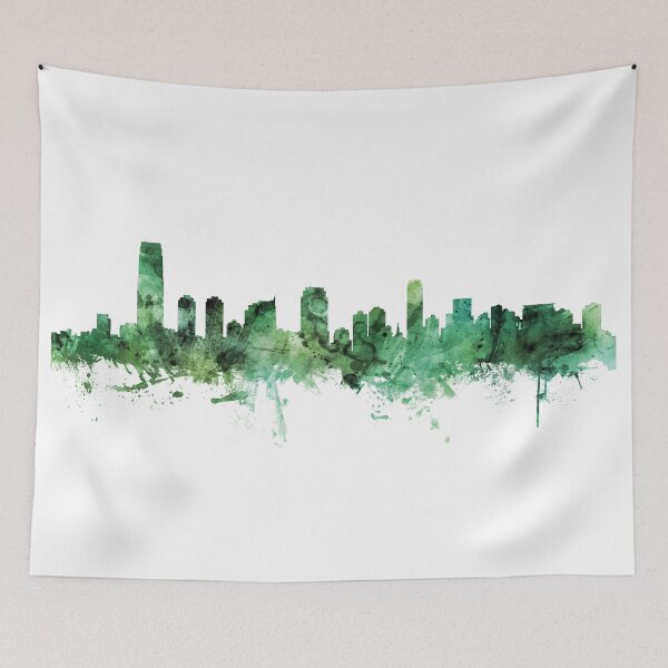Item preview, Jersey City New Jersey Skyline designed and sold by ArtPrints.
